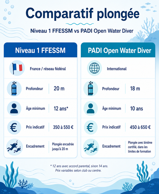 niveau 1 padi