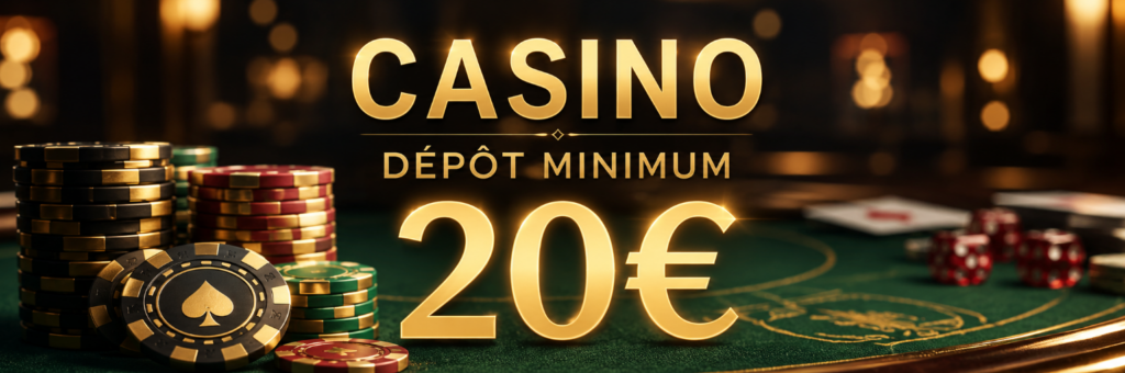 casino avec depot minimum 20 euro