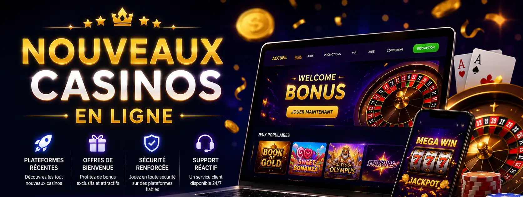nouveaux casinos 2026