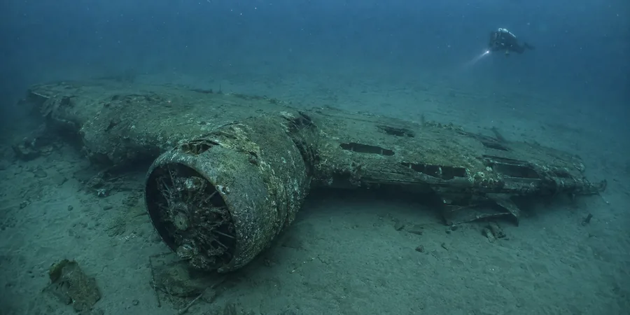 épave B-17 Calvi